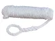 Fenderleine PP 3-fach geschlagen mit Augspleiß weiß 8mm 2.5m (2ST)