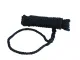 Festmacher PES 3-fach geschlagen mit Augspleiß+Takling schwarz 16mm 15m