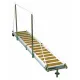 Gangway Aluminium mit Iroko-Holz (Faltbare, 260, 36, 18)