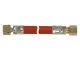 Gasleitung 1/4 LH-ÜM x 8mm RVS 80cm