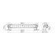 Hella Sea Hawk 350 LED Light Bar Spot weiß