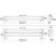 Hella Sea Hawk 470 LED Light Bar weitbreit weiß