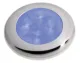 Hella Slim-Line Round Orientierungsleuchte, Blau, 12v Led, Niro Polierter Rand, Ø72mm