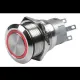 Hella Tastschalter 24V mit roten LED Leuchtring