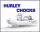Hurley Chocks (Paar) Schwarz Zur Direkten Montage Auf Schwimmplattformen