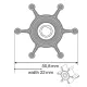 Johnson Impeller für F4 Pumpe MC97EPDM