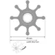 Johnson Impeller für F7 Pumpe MC97EPDM
