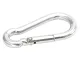 Karabinerhaken mit Knick 120mm Bulk