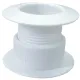 Kunststoff Borddurchlass (Schraube), Ø1-1/4, L=28-44mm, Flansch=57mm, Innenmaß=30mm