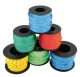 Minispulen geflochten 3mm UNIFARBEN VP=5 Stück