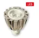 Mr11 Led-Ersatzlampe, Aluminiumgehäuse, Ø25mm, L=38mm, 1x1w, 12v, High-Power Led
