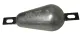 Navalloy Commercial Hull Anode; 0.4kg Disc Anode