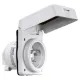 Nema-32a-Landanschlußstecker, Kunststoff, 32a/230v, Mit Erdanschluß Und Deckel, Ip56