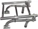 Niro Badeleiter, 2+2-Stufen Mit Kunststoff Beschichtet, Ausgeklappt 235x880mm, Rohr Ø22mm