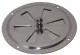 Niro Lüftungsrosette Mit Drehscheibe, Ø127mm