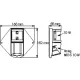 PLASTIMO COMBINMASTHEAD LIGHTDECK LIGHT BLK