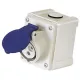 PLASTIMO CONNECTOR 16A 2T BLUE 220V IP44