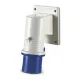 PLASTIMO CONNECTOR 16A 2T BLUE 220V IP44