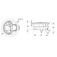 PLASTIMO Einlassgriff Nylon