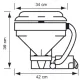 PLASTIMO ELEKTRISCHES WC 12V