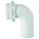 PLASTIMO FITTING 90 112 HOSE D38 BLACK WATER