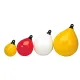 PLASTIMO Kugelfender weissschwarz 35x48cm