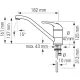 PLASTIMO MIXER TAP LONG SPOUT CHRBR