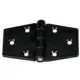 PLASTIMO NYLONSCHARNIERE SCHWARZ 40X40