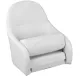 PLASTIMO SITZ MIT KLAPP RUECKENLEHNE WEISS VINYL