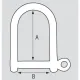 PLASTIMO STS KEY PIN SHACKLE D6MM
