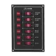 PLASTIMO SWITCH PANEL 6 CIRCUIT BREAKER