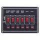 PLASTIMO SWITCH PANEL 6 GANG HORIZONTAL MOUNT