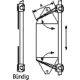 PLASTIMO Universal Fenderkorb für 90200mm Fender