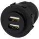 Plastimo USB SOCKET BLACK 5A WITHOUT ILLUM