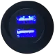 Plastimo USB SOCKET BLACK 5A WITHOUT ILLUM