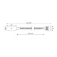 Prebit LEDFlexleuchte 011 chrom Glanz