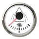 Rudder angle indicator white/glossy