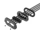 Scanstrut Kabeldurchführung DS-LP-MULTI-BLK,