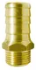 Schlauchtülle mit Außengew. und Flansch Ms 1-1/4" für Schlauch 38mm (1½")