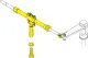 Seastar Stringer Montagesatz, H= 124mm