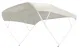 Sonnen-Top Modell 'Sixty', Weiß, 200x156x252cm; Aluminium Streben