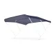Sonnendach 200 X 180 X 110cm Modell Bimini; Navy Blau