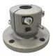 Stählerner Klemmflansch, Ø60mm-Welle, Mitte Ø76,20mm, Lochkreis Ø120,65mm, Ø17mm, 6 Löcher