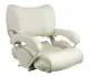 Steuerstuhl Modell Twin 46 Flip-Back & Up, Weiß