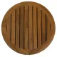 Tischplatte Massives Teakholz, Rund Ø610x23mm