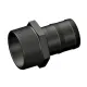 Trudesign Tülle mit Außengewinde (3" x 63 mm, schwarz)