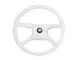 V33W Steuerrad weiß Vier Speich