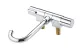 Verchromter 2-Knöpfe-Mischhahn, Drehbar, Auslauf Ø14mm, Anschluss 3/8", A=60mm, B=140mm, C=180mm, D=155mm, E=60mm