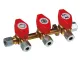 Verteilerblock 3 Ausgänge mit 8mm RVS x 8mm RVS