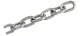 Verzinkte kalibrierte Kette (6 mm, 25 meter, DIN766/ISO, 400, 1600)